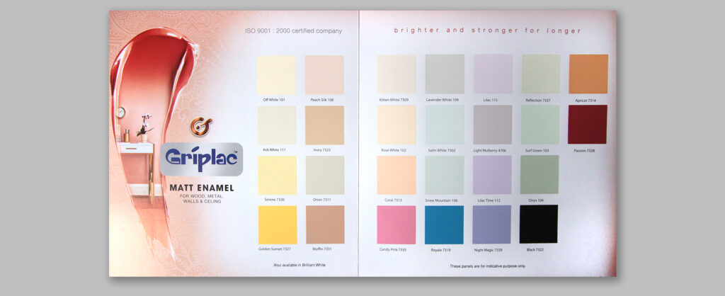 Matt Enamel Shade Card